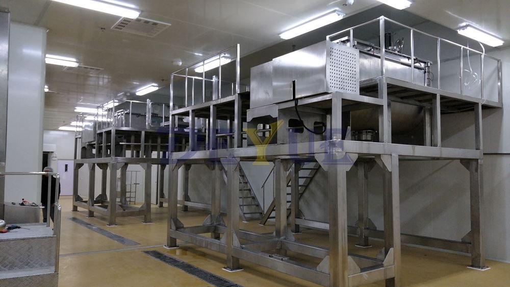 奶粉乳制品行業-螺帶混合機(圖1) 平湖某食品公司