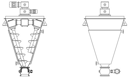 DSHL錐形螺旋混合機(圖5) DSHL錐形螺旋混合機(圖5)